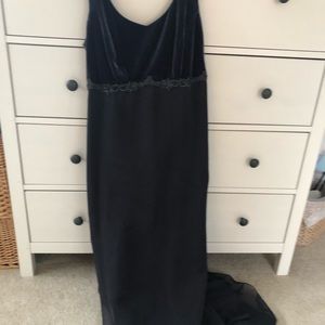 Navy fancy dress. Size 6.